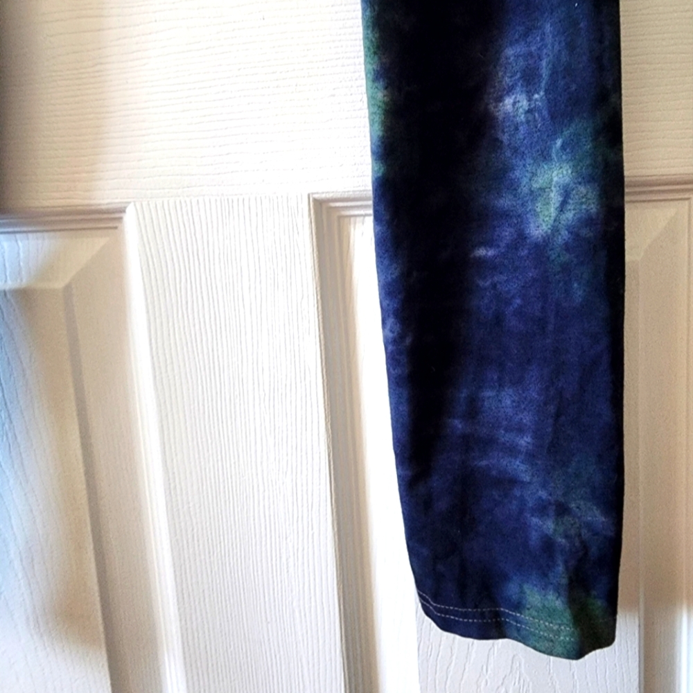 Wild Fable Womens Leggings, Blue/Green Tie Dye, Size L - Picture 8 of 12
